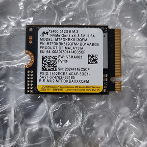 WD PC SN740 nvme ssd 512GB 팝니다