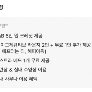 서울신라 이그젝티브 3인 라운지포함 3월30일 1박