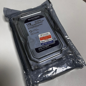 (미개봉) Western Digital 1TB Purple CCTV용 HDD