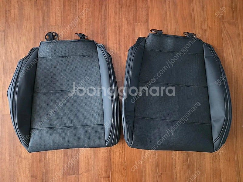 [루젠] 싼타페 MX5 전용 방석 쿠션 블 랙색상 (운전석/조수석)--0