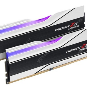 G.SKILL DDR5-6000 CL30 TRIDENT Z5 RGB 화이트 패키지 64GB(32Gx2)