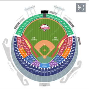 (정가) 잠실야구장 LG vs 한화 3/25(수) 3루 네이비 332구역 통로 2연석 정가양도