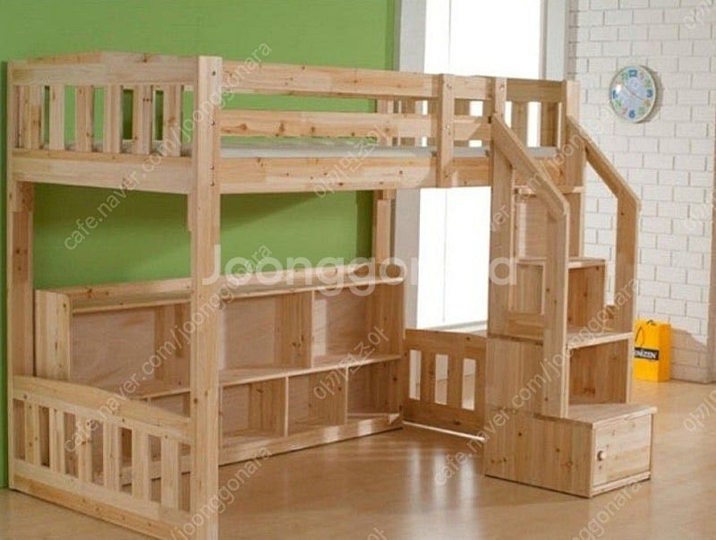 삼나무 키높은 벙커침대--0