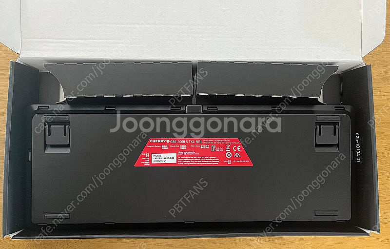 체리 G80-3000S TKL 갈축 기계식 키보드--1