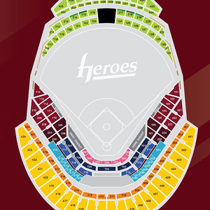 3월28일(금)~30일(일) 키움히어로즈 ssg랜더스 1루 버건디석 3루 테이블석