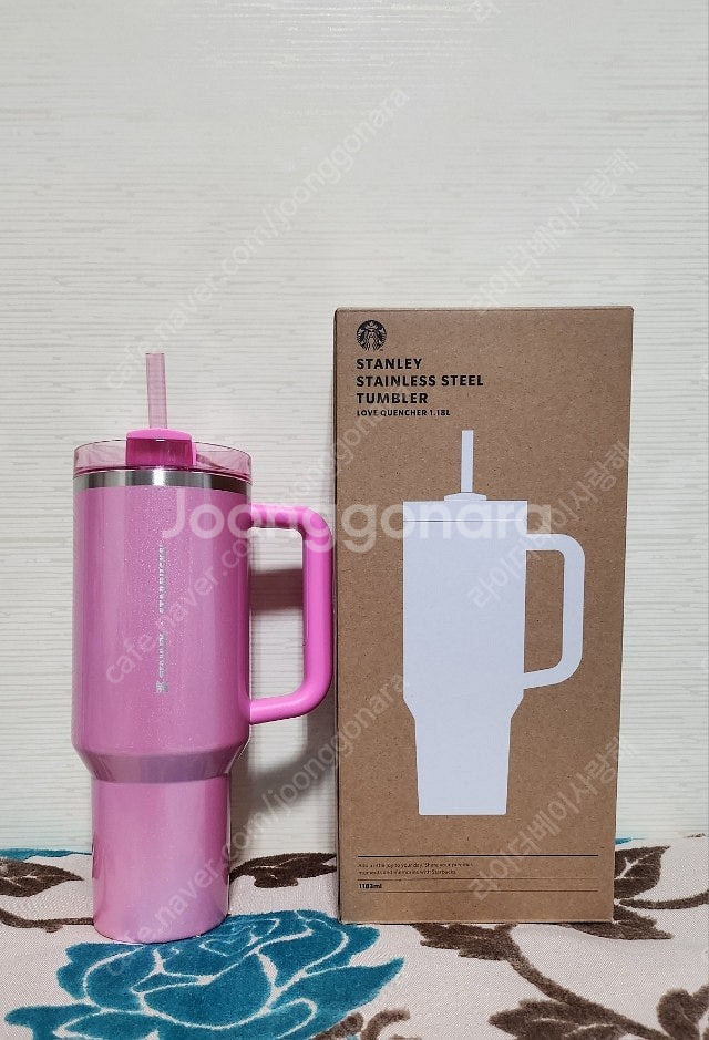 스타벅스 SS 스탠리 러브 켄처 텀블러 1183ml 미...--0