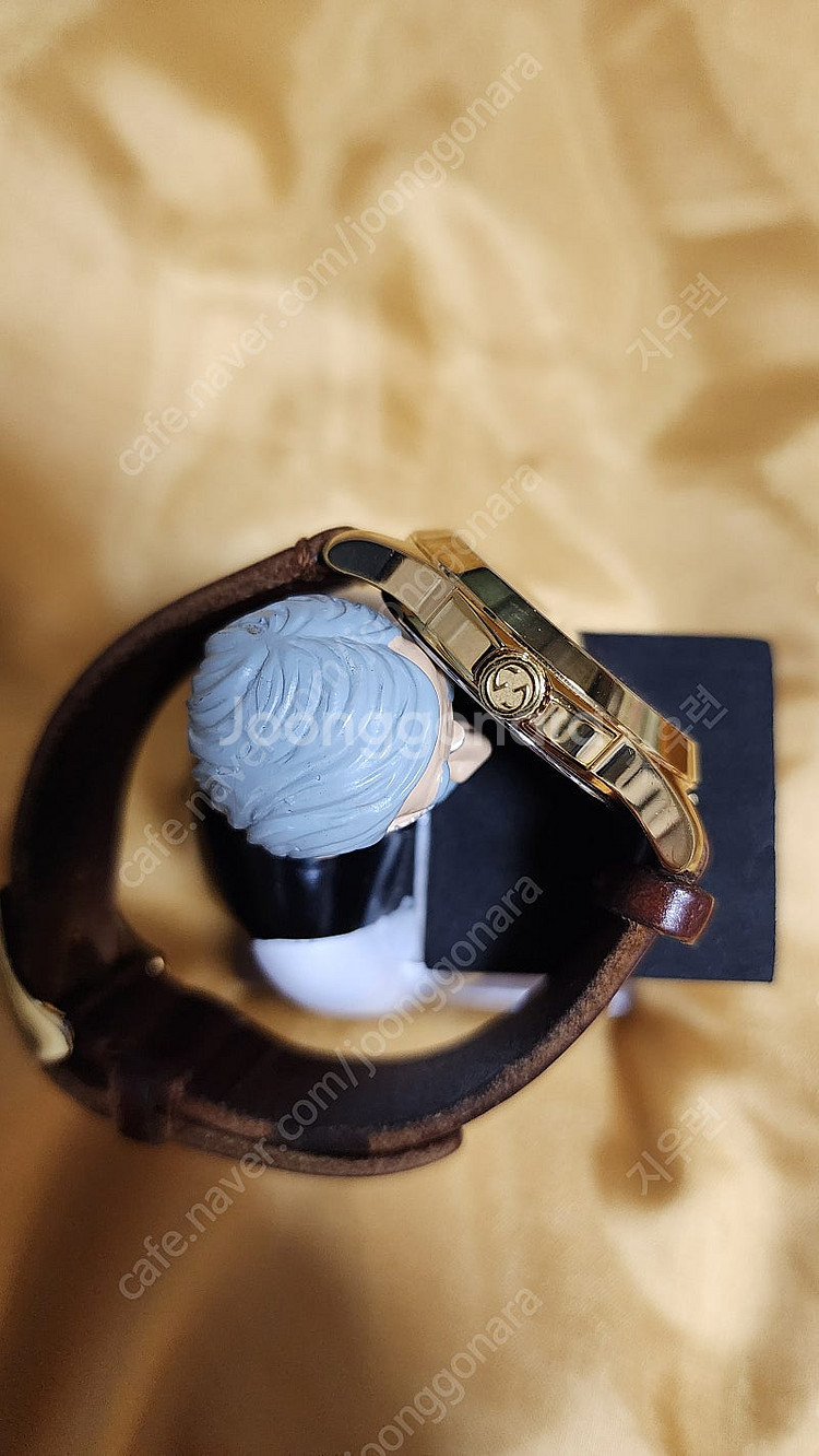 구찌GUCCI YA1264012 스네이크 골드38mm ...--2