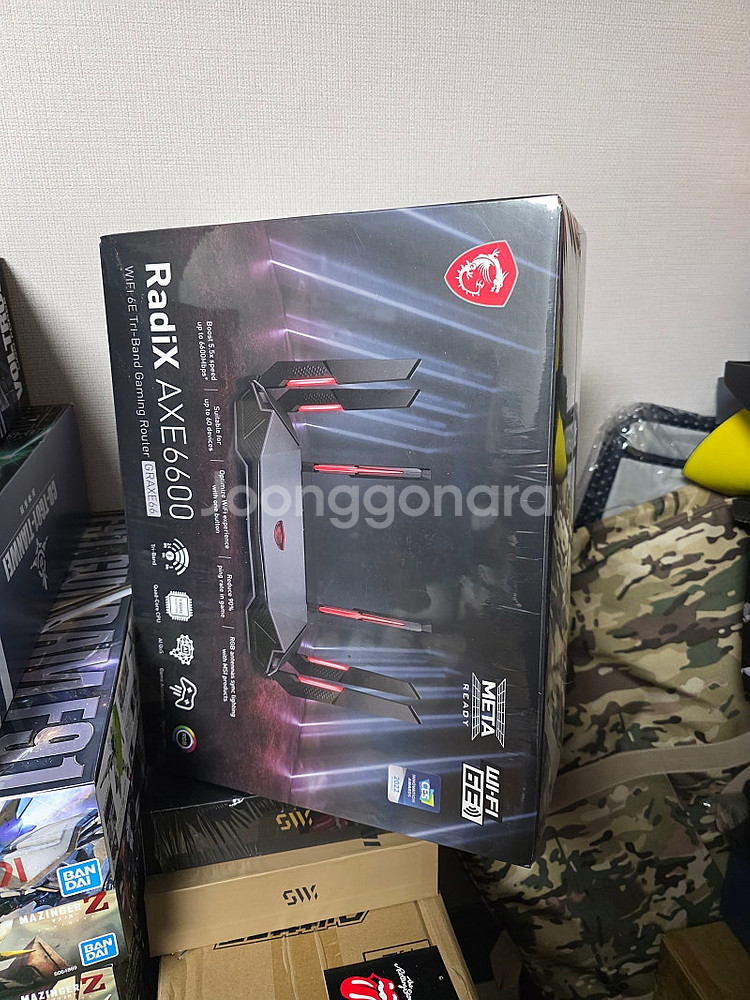 MSI AXE6600 공유기 미개봉--0