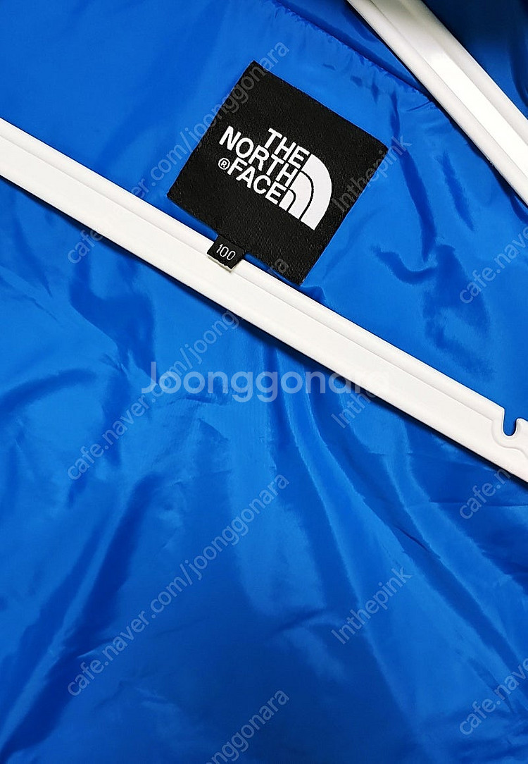 [XL] 노스페이스 후드 패딩조끼 600 블루302--3