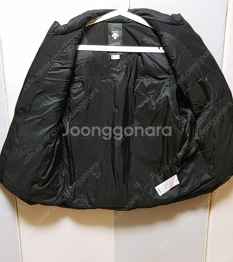 [XL] 데상트 덕다운 스키 패딩조끼 블랙300--1