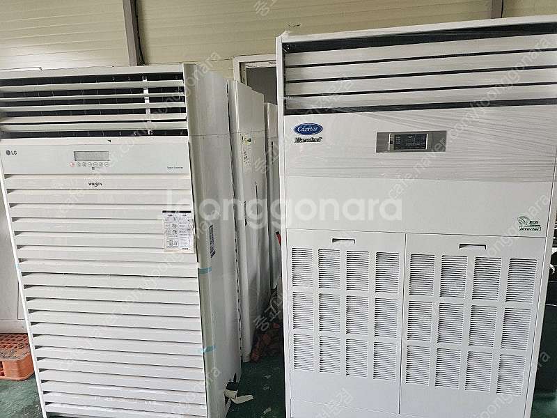 중고에어컨 LG 삼성 캐리어 80평 인버터스탠드 냉난방...--0