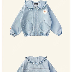 로아앤제인 블루종,청자켓 110사이즈