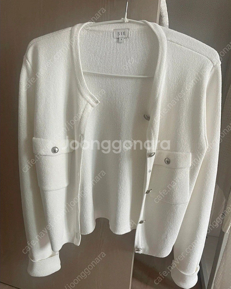 클래시 포켓 가디건 파인크림--2