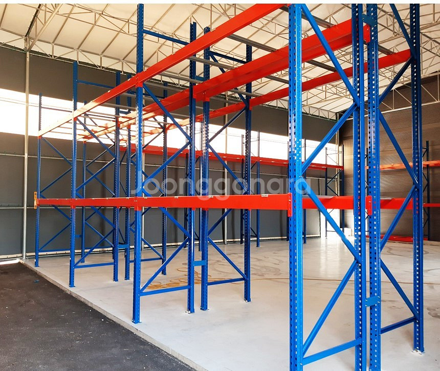 타이빔형 파렛트랙 단당 3톤 이하 공장랙 창고랙 철제선반 진열대 철제선반--5