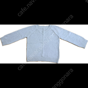 베이지 브이넥 니트