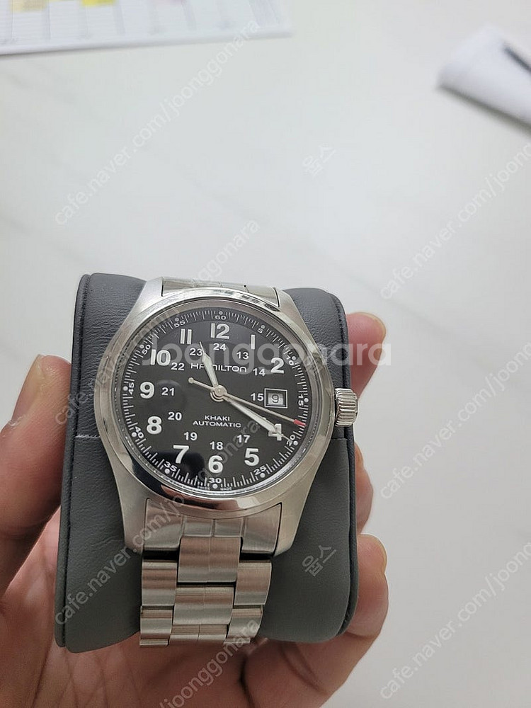 해밀턴 카키필드 오토 42mm--7