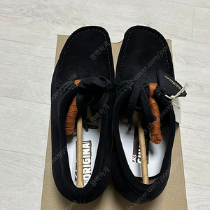 [새상품 판매] 클락스 왈라비 Wallabee 블랙 UK8(265mm)