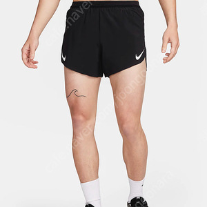 나이키 에어로스위프트 러닝쇼츠 XL 블랙