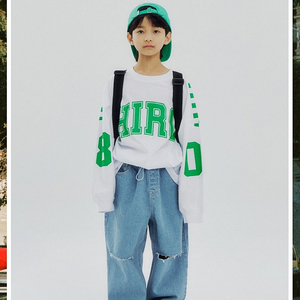 히로 럭비체커티셔츠 160 새상품