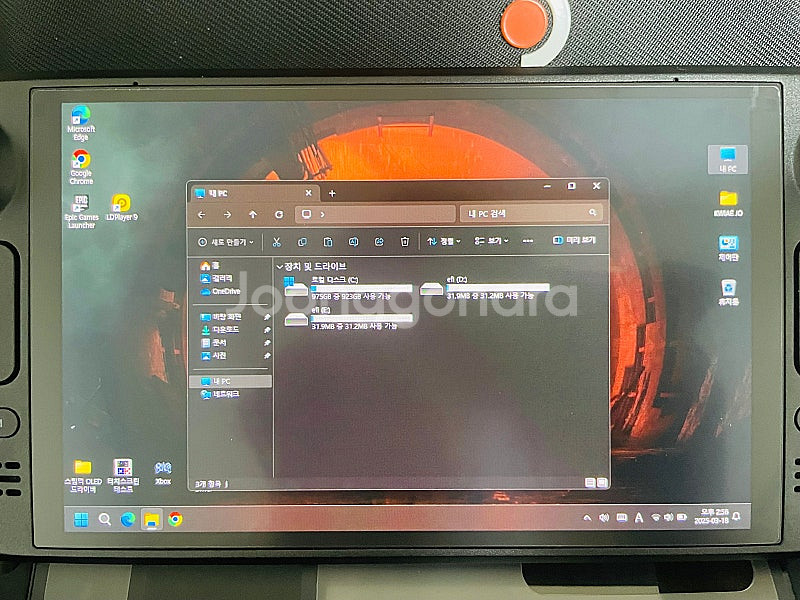 스팀덱 OLED 1TB 풀박스 + ssd 2TB (윈도...--4