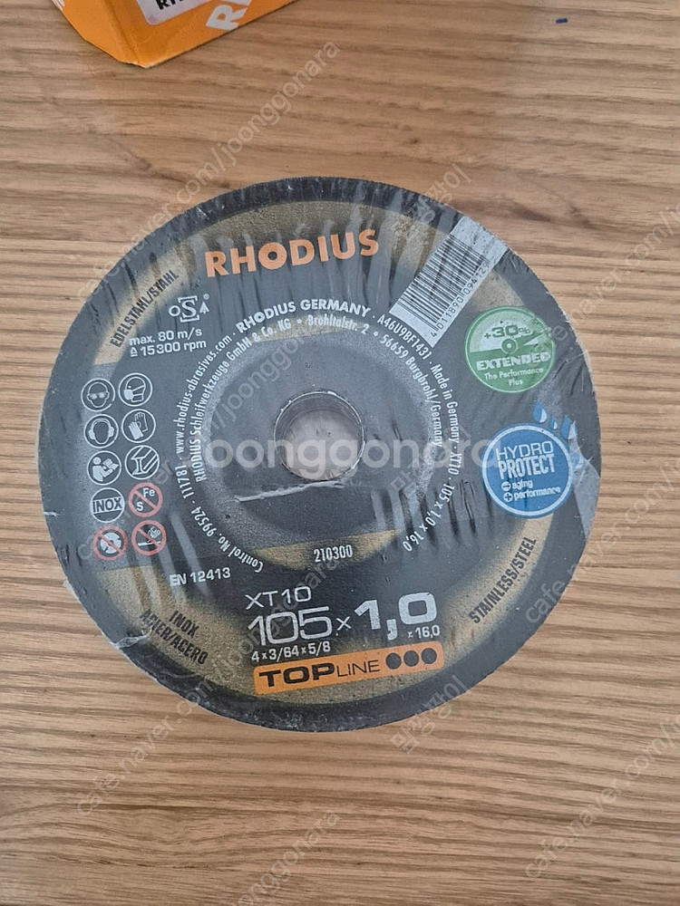 로디우스 절단석 105mm XT10 그라인더날(30개)--2