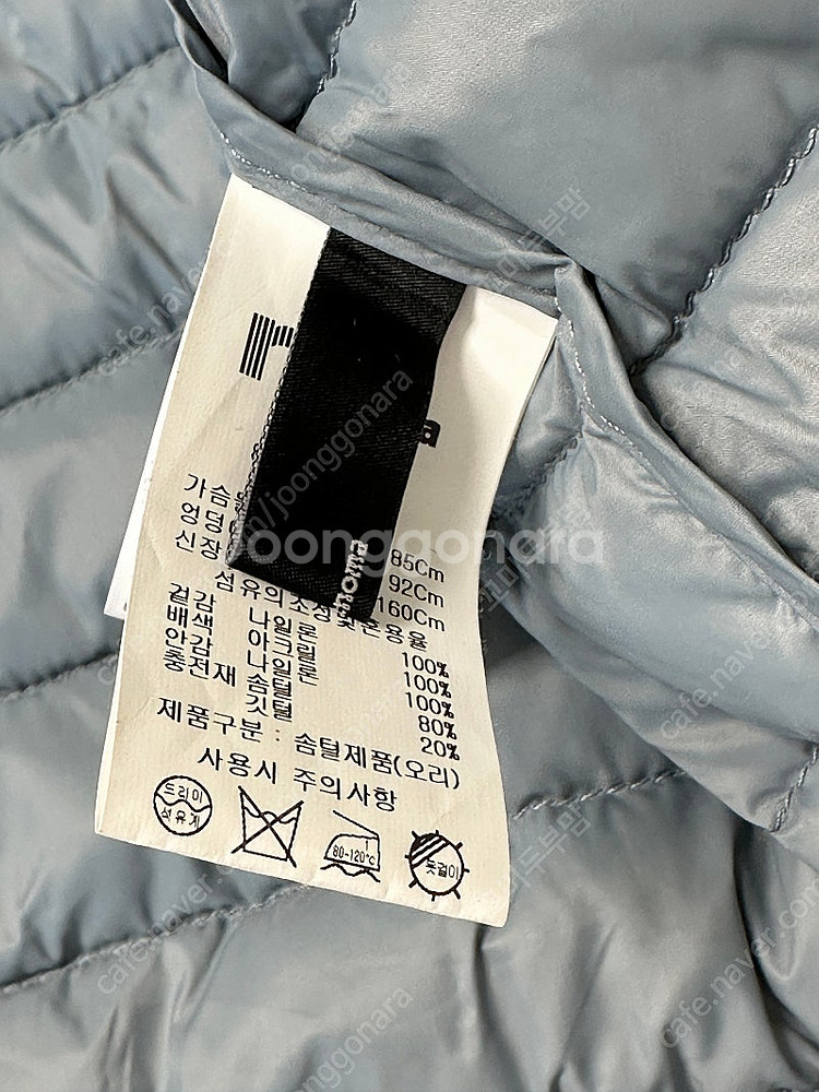 레노마 여성 경량 패딩 점퍼. 오리80%--4