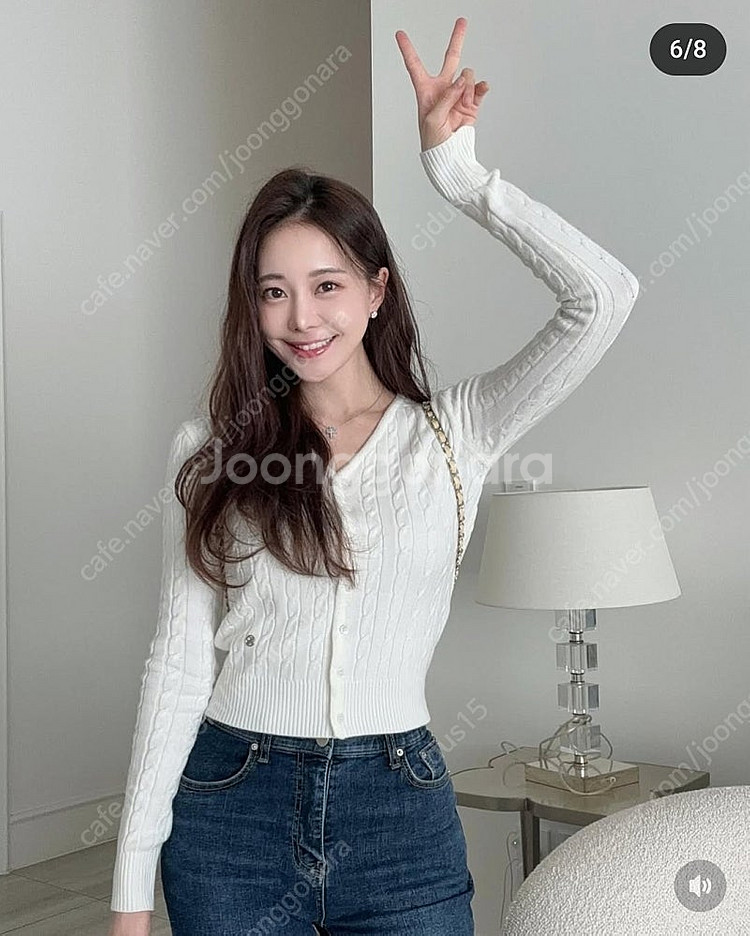 로아르 꽈배기 니트--0