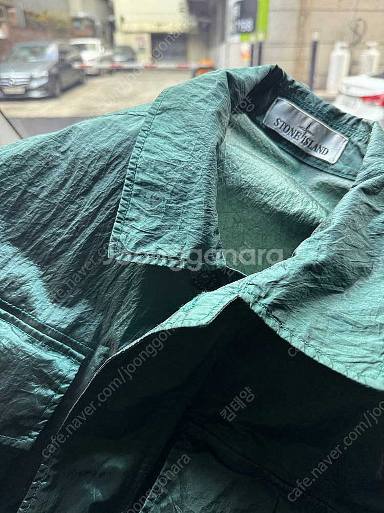 23ss 스톤아일랜드 나일론메탈 바람막이 m--2