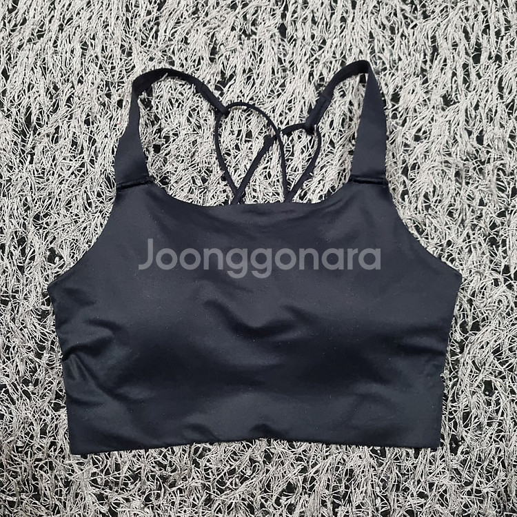 나이키 스우시 럭스 미디엄 서포트 스포츠브라, 브라탑 M, 85 (상태굿) 032611--0