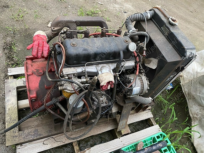 4기통 55마력 고속 퍼킨스엔진 저상트렉터및 요트엔진 이미지