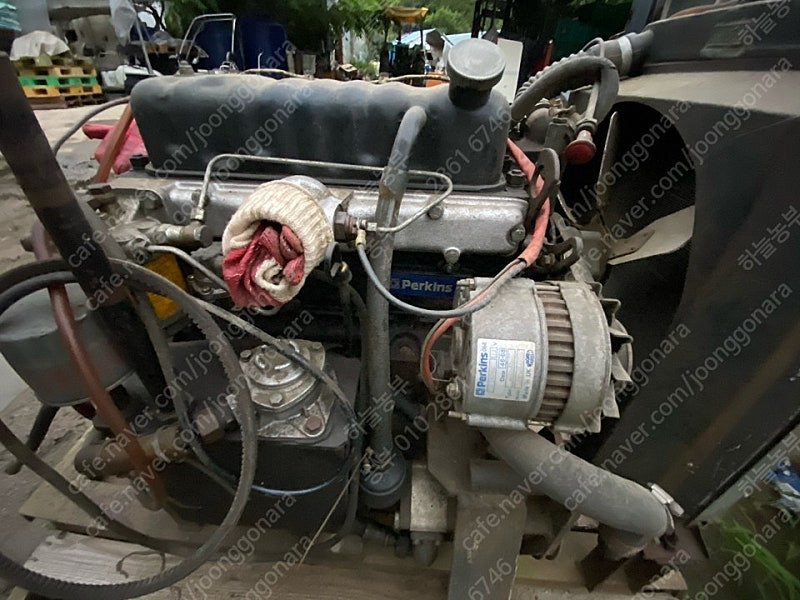 4기통 55마력 고속 퍼킨스엔진 저상트렉터및 요트엔진 이미지