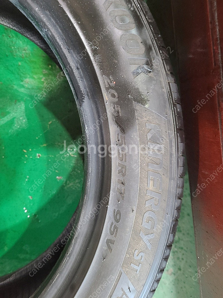 ♡205 55 17 한국타이어 키너지 ST 중고 타이어...--5