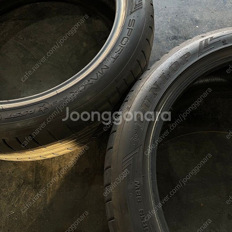 던롭 스포츠 타이어 225/45/19 2본 일괄 판매--3