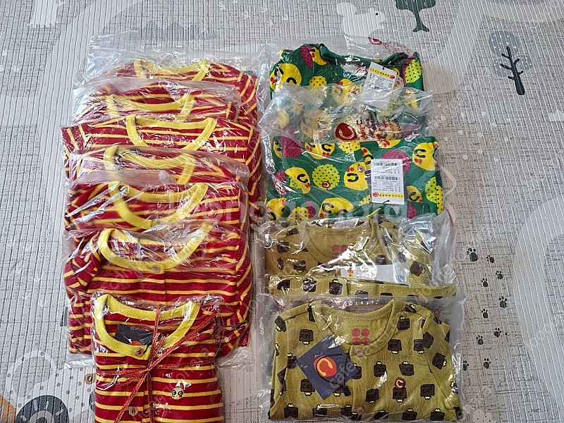 실내복11벌일괄)무료배송. 클랜씨 내복 내의 80사이즈--0