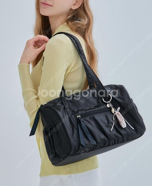 제이에스티나 발로 보스턴백 블랙 새상품 (택있음)--0