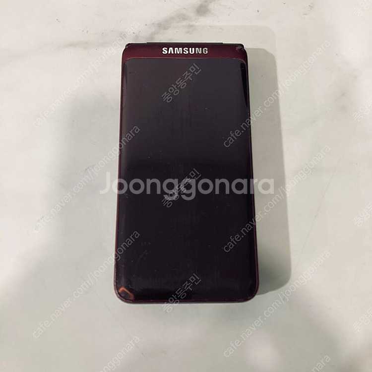 갤럭시 폴더2 버건디 무잔상 액정깔끔한기기 4만원 판매...--1