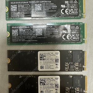 nvme ssd 256g 4개 일괄 택포
