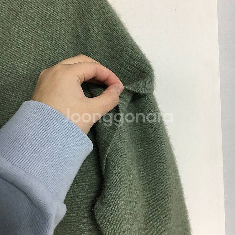 랑방 터틀넥 언발 울 니트 90--2