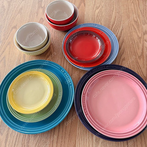 (미사용) Le Creuset 르크루제 스톤웨어 식기 2인세트 12pcs
