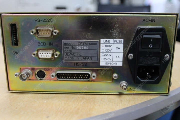 ULVAC CRTMー6000 이미지