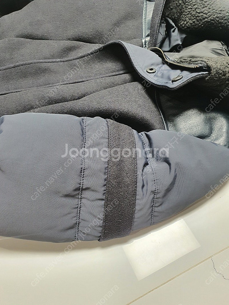 시스템옴므 캐시미어 양털 구스다운 패딩 코트 자켓 95...--4