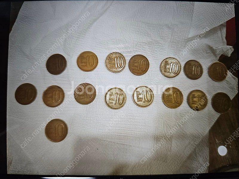 옛날 주화 10원 십원 옛날동전 년도별 1969 197...--2