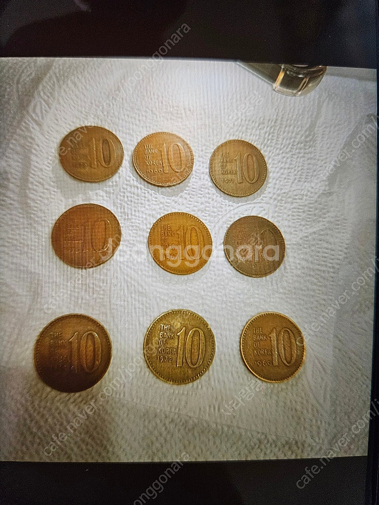 옛날 주화 10원 십원 옛날동전 년도별 1969 197...--3