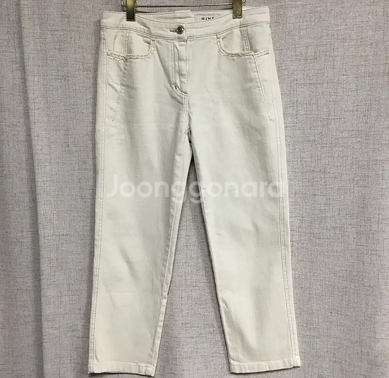 MINE 마인 오트밀 스티치 데님 팬츠 64--0