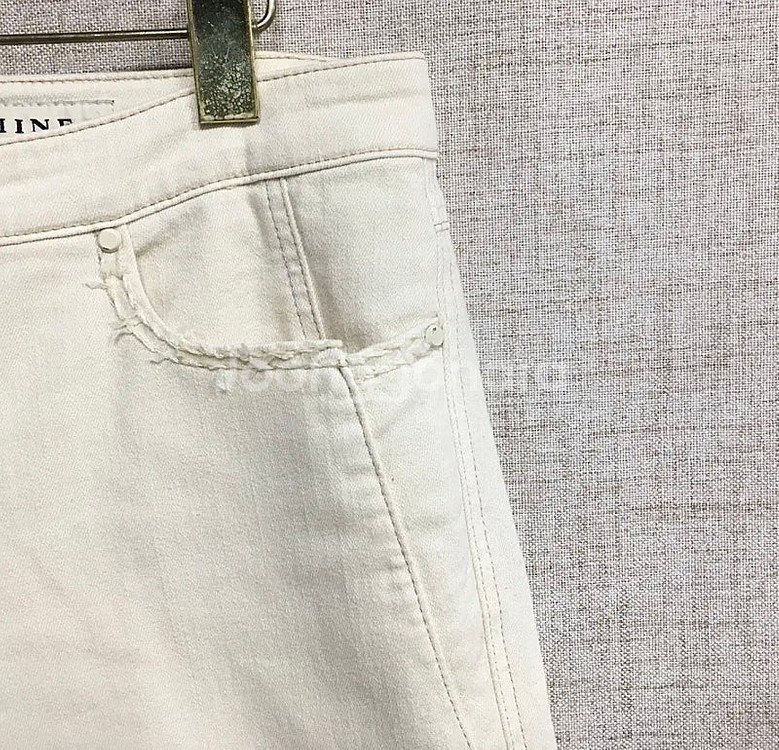 MINE 마인 오트밀 스티치 데님 팬츠 64--2