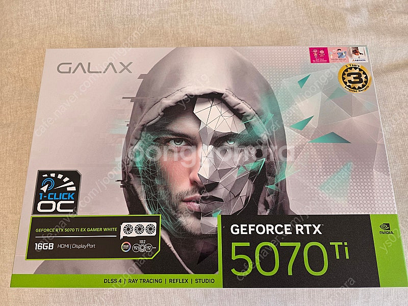 갤럭시 RTX 5070 Ti EX GAMER OC 화이...--0