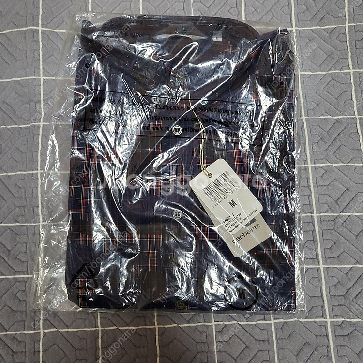 칼하트 foster shirts 레드 체크 M 새제품--1