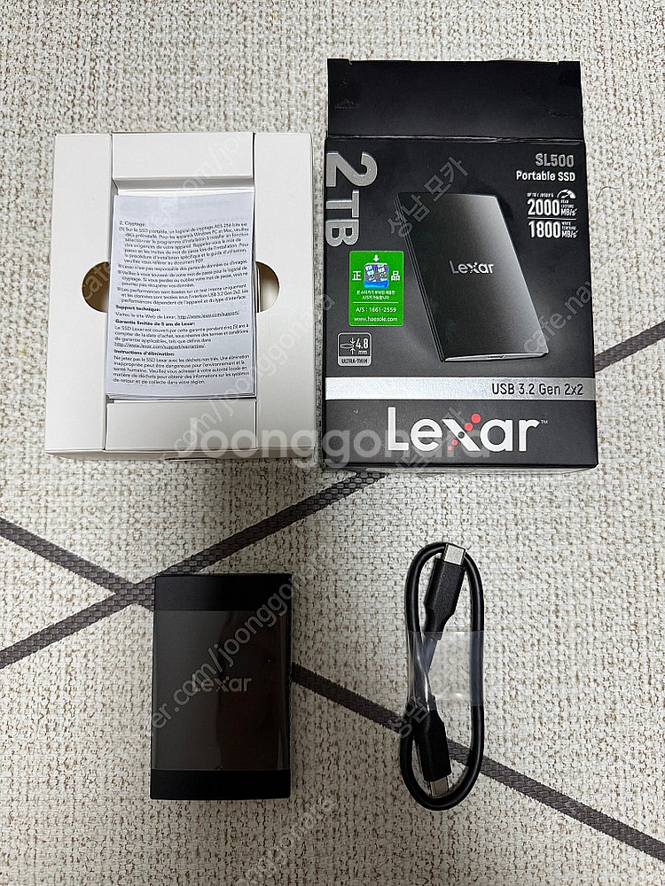 렉사 외장ssd 2테라 SL500 (lexar ssd ...--1