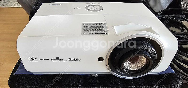 비비텍 DH833 프로젝터 + 포터블유압스크린--2