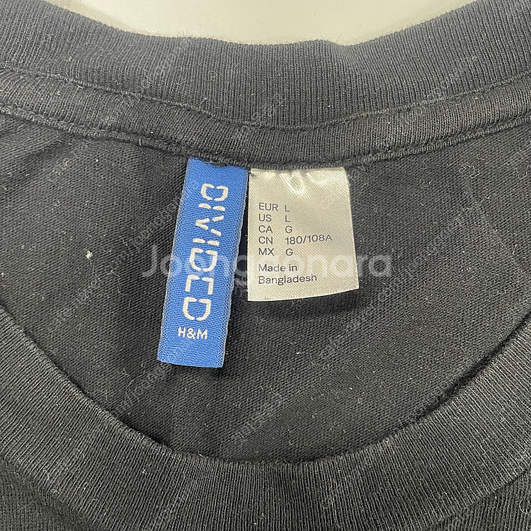 H&M 에이셉라키 반팔티--2